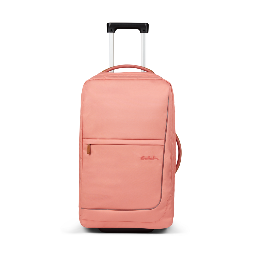 Satch Rollkoffer Check-In Trolley Flow M Pure Coral
