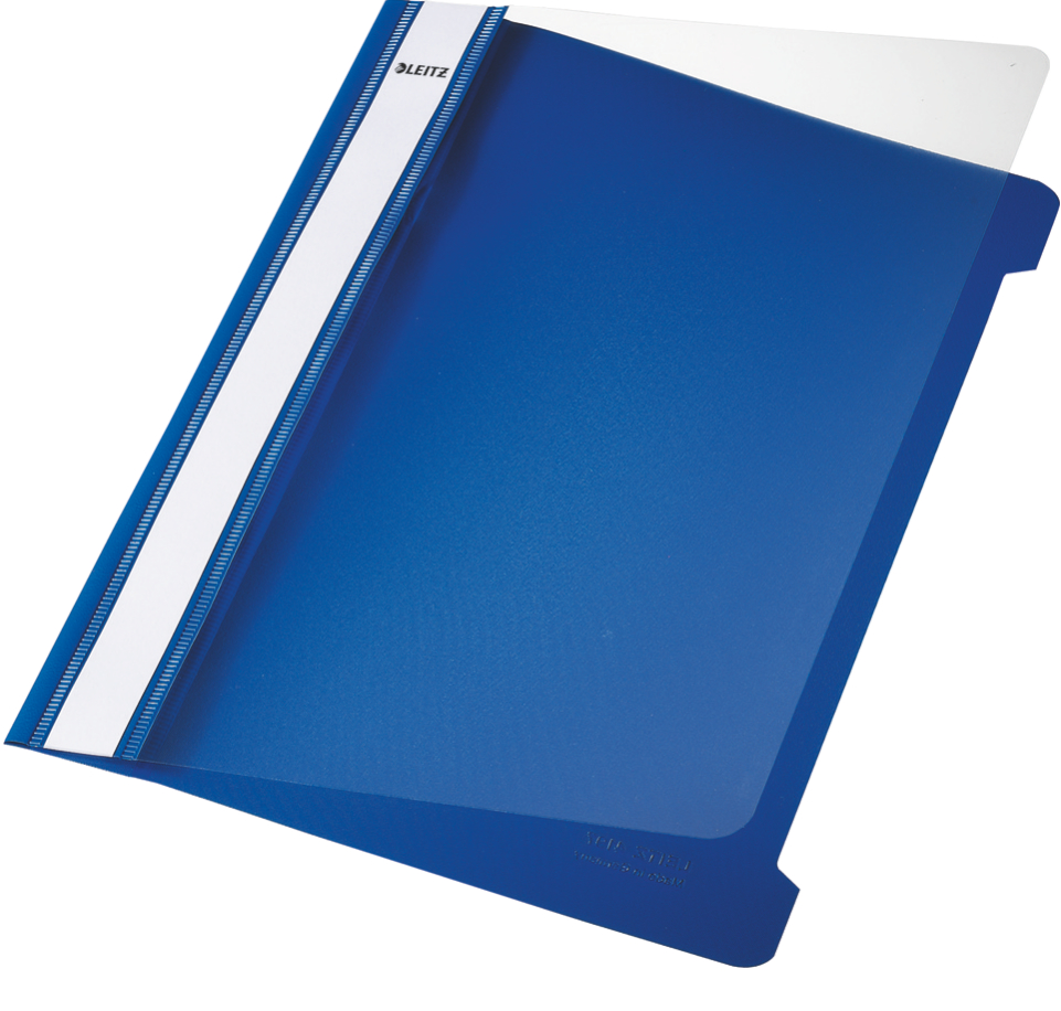 Hefter Plastik A5 PVC blau Leitz