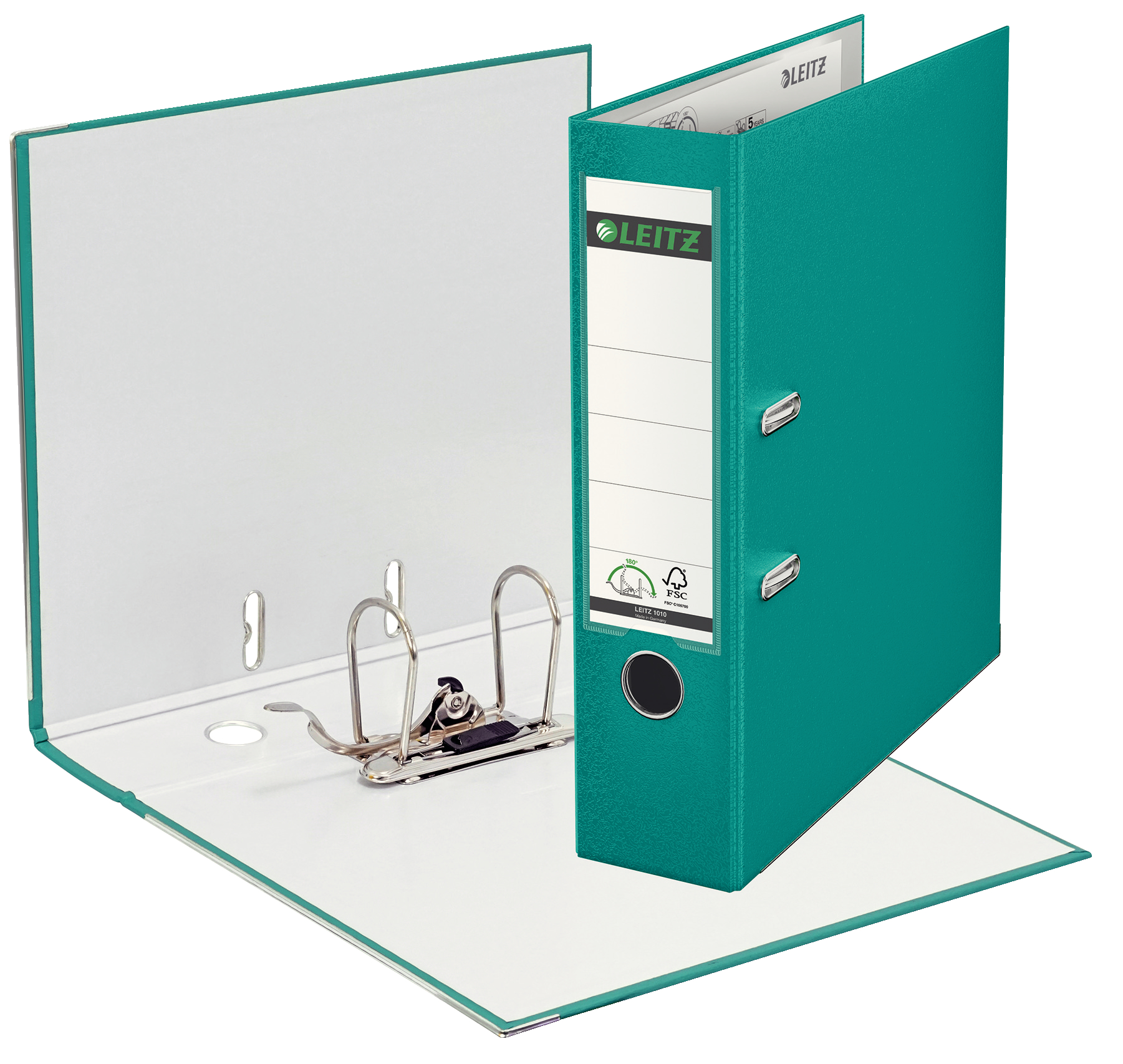 Qualitäts-Ordner PP 180° A4 80mm tk Leitz
