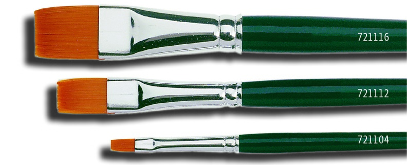 KREUL Synthetics Pinsel Nylon FLACH Gr.10