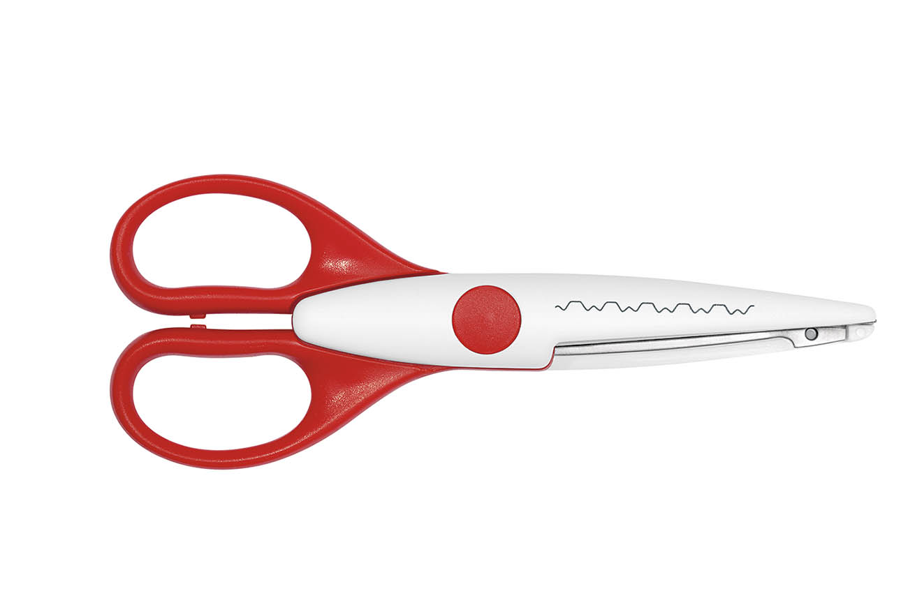 Kreativschere W-Schnitt 16,0cm WEDO®, orange