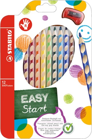 STABILO  Dreikant-Buntstift EASY Start  mit rutschfesten Griffzonen