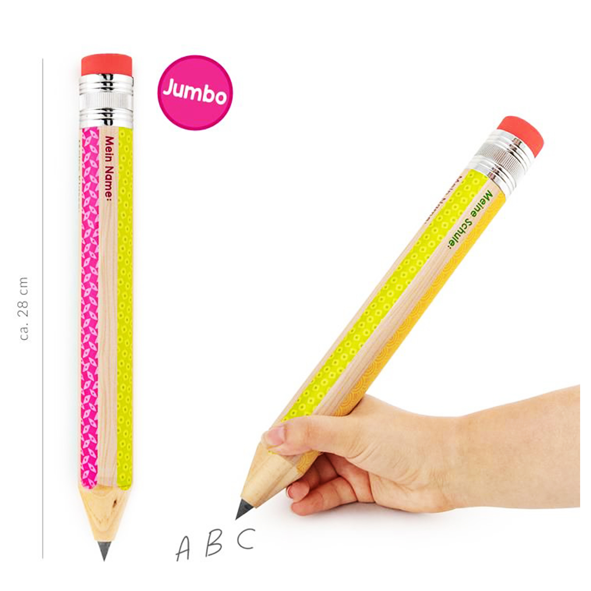 Jumbo Bleistift zum Schulstart, ABC Champions, Trendhaus