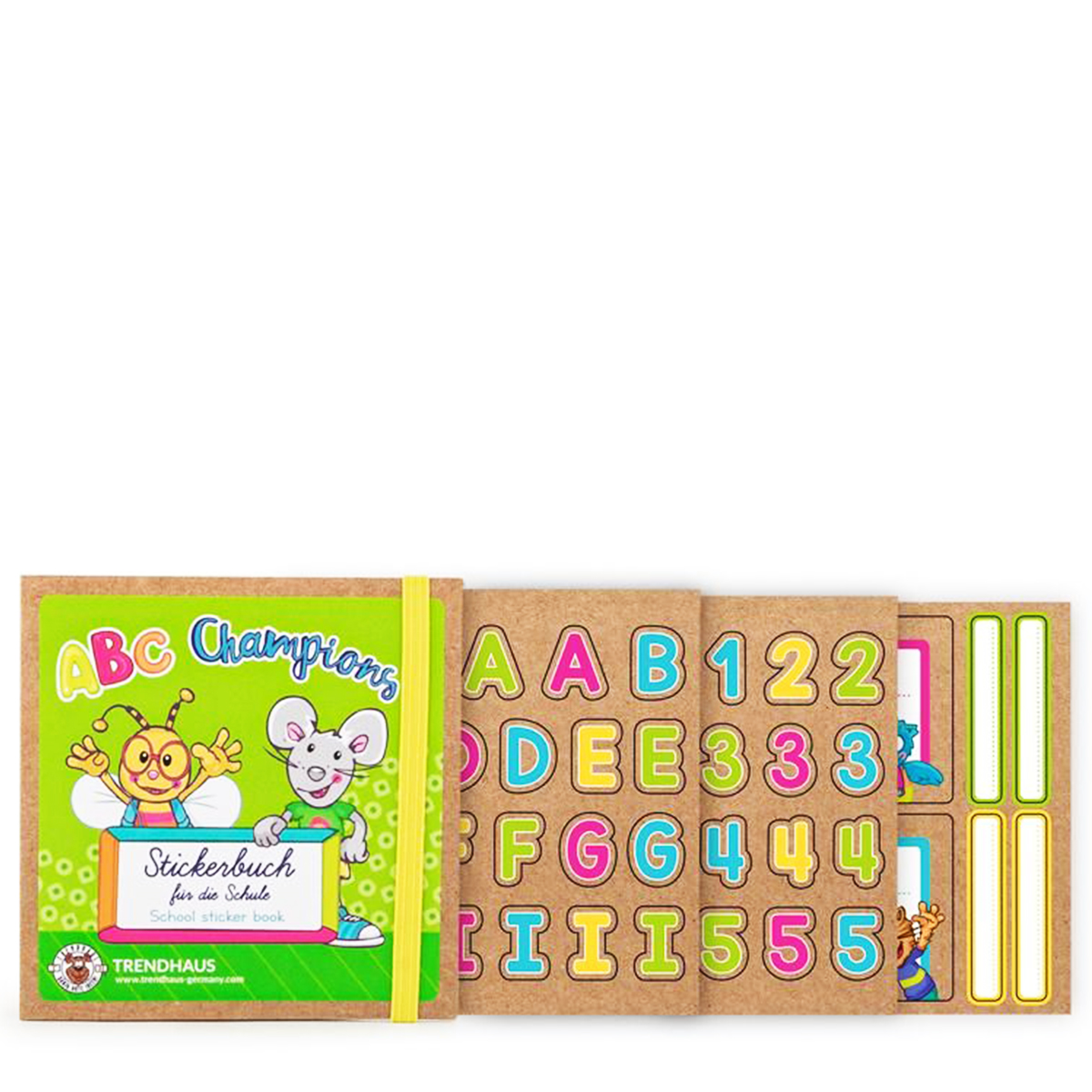 Stickerbuch für die Schule, 150- teilig, ABC Champions, Trendhaus