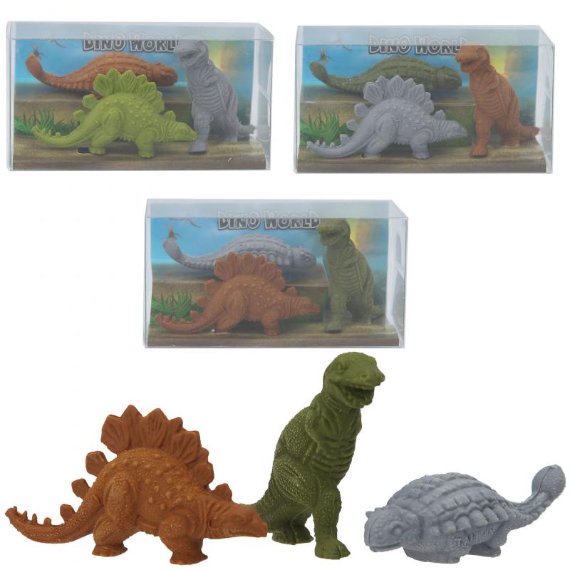 Dino World Dino-Radierer Set, Depesche