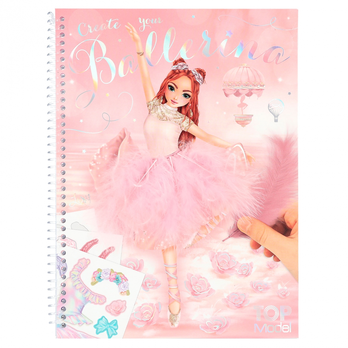 Create your TOPModel Malbuch mit Stickern BALLET, Depesche