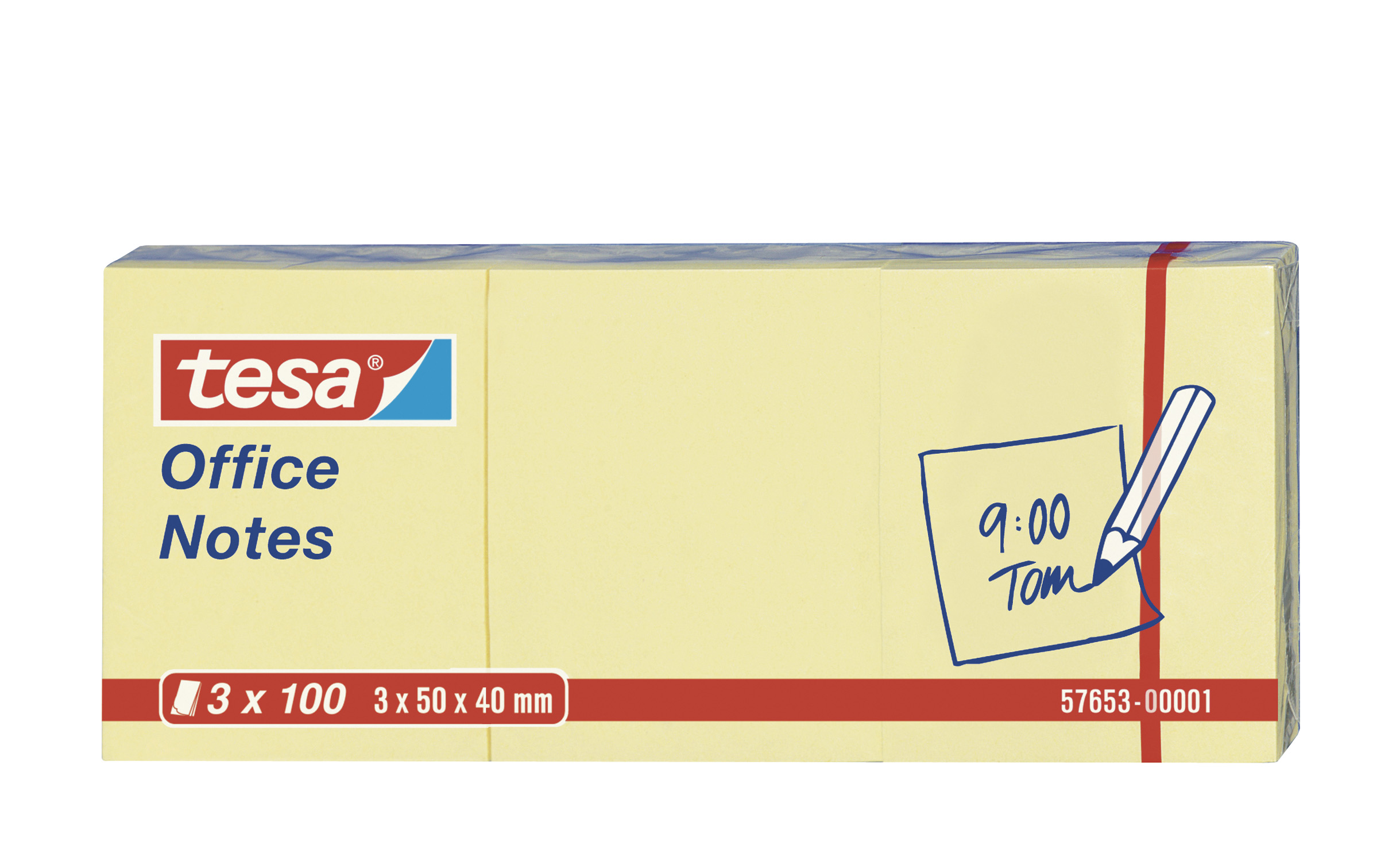 Haftnotiz Office Notes 50x40mm ge 3x100Bl tesa®