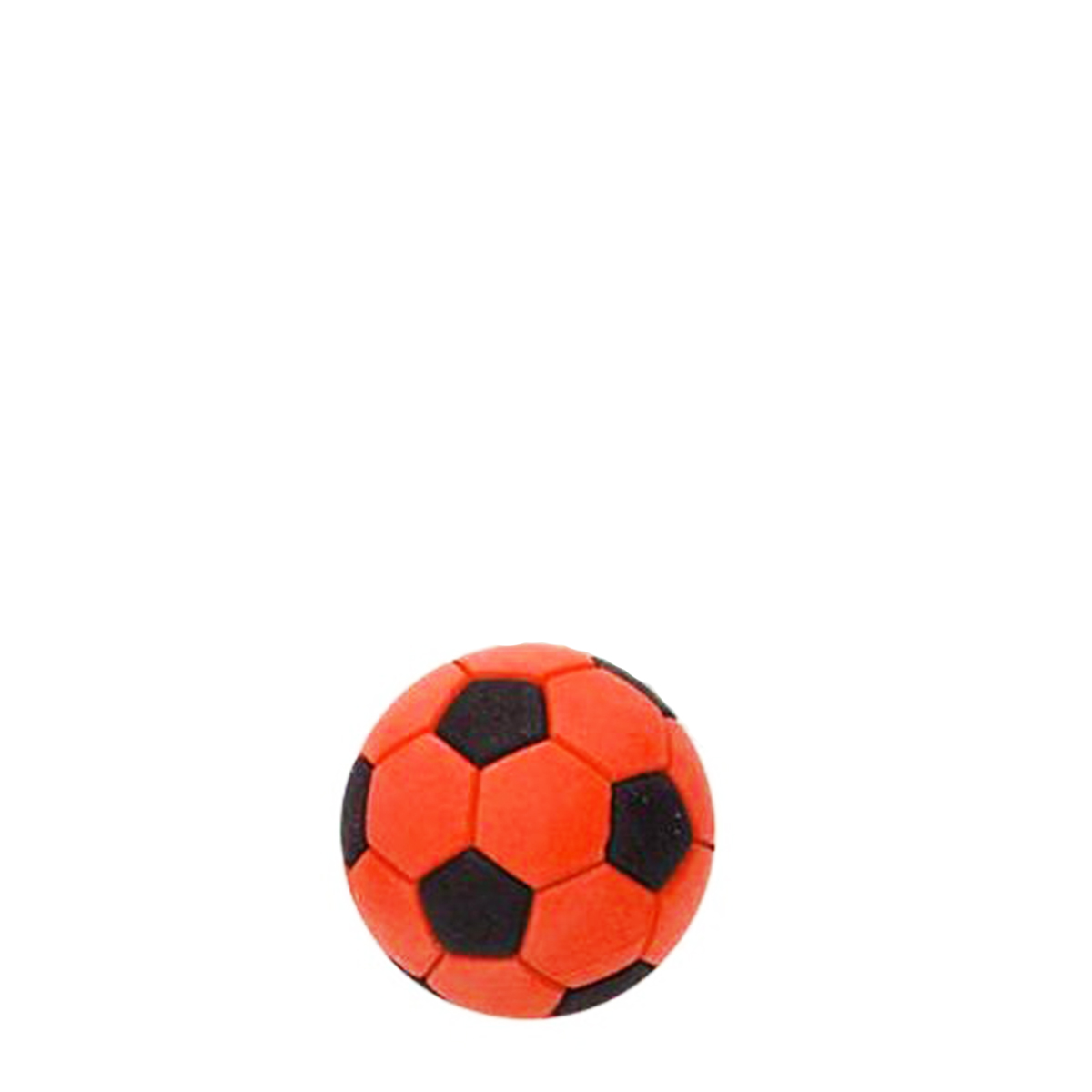Fussball Radierer, rot, Power now! Ø4,5cm, Trendhaus