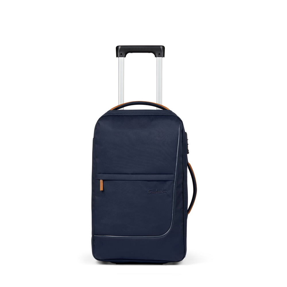 Satch Rollkoffer Cabin Size Trolley Flow S Pure Navy