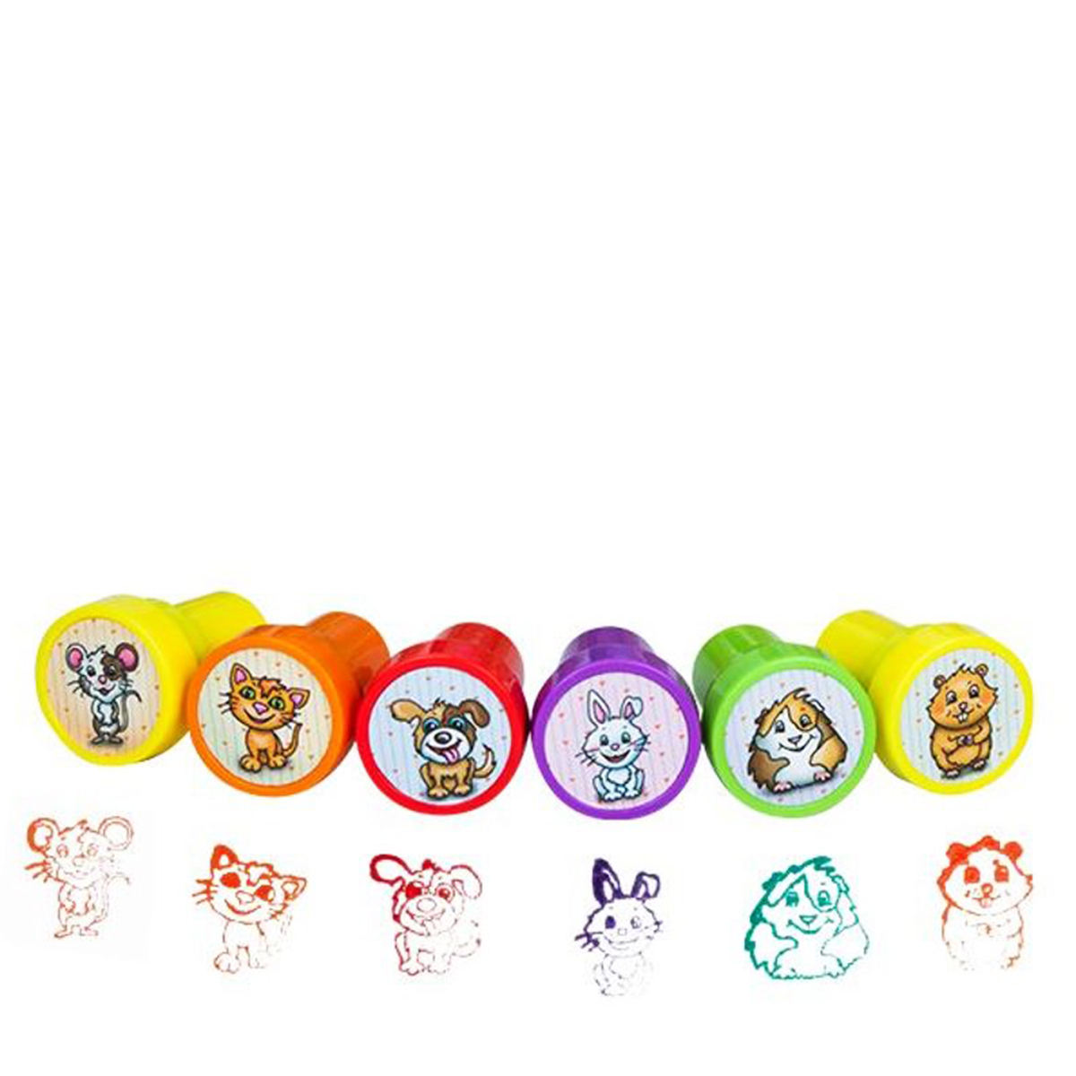 Kinderstempel Lieblingstiere, Stempel, selbstfärbend, 6-fach sort, Trendhaus