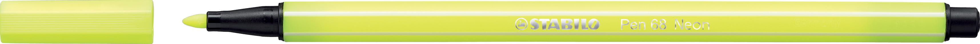 STABILO Fasermaler Pen 68 neon gelb