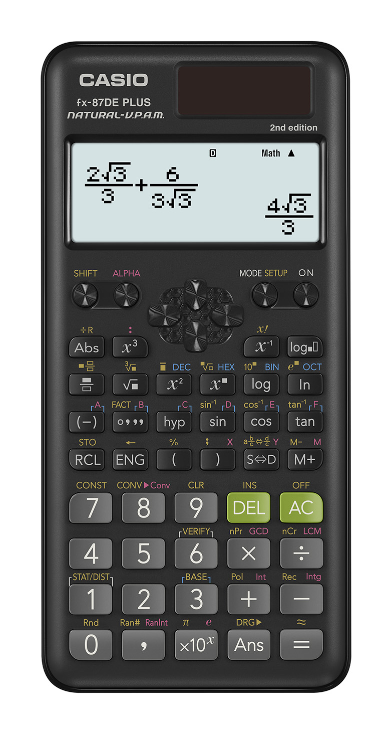 Schulrechner FX-87DE Plus 2nd Edition CASIO®