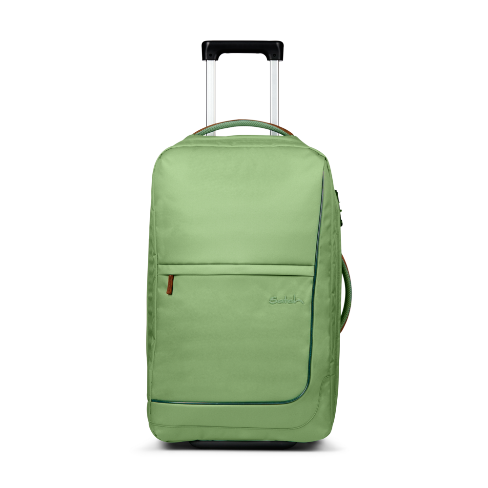 Satch Rollkoffer Check-In Trolley Flow M Pure Jade Green